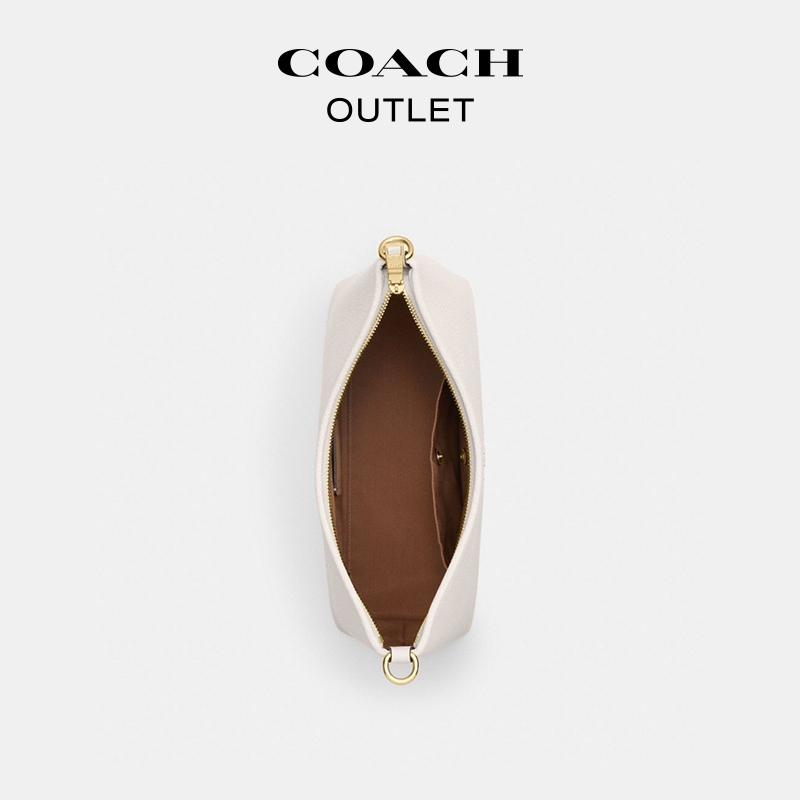 【新品】COACH/蔻驰奥莱女士LAUREL流浪包单肩腋下包斜挎包真皮 - 图0