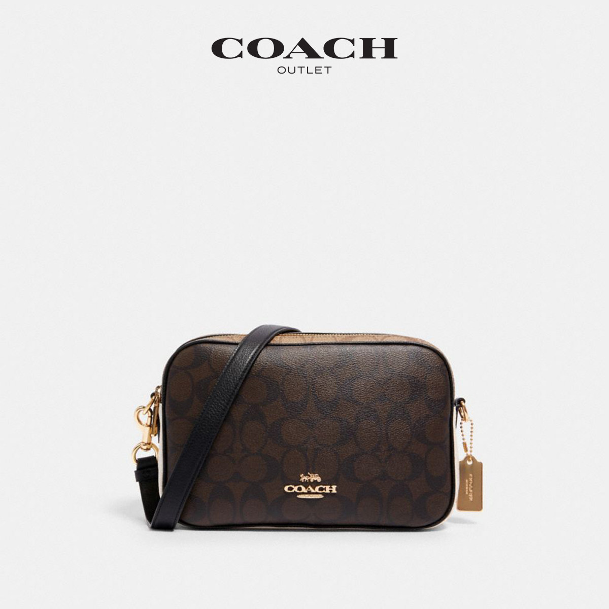 coach /蔻驰奥莱经典标志斜挎包 COACHoutlet女士包袋