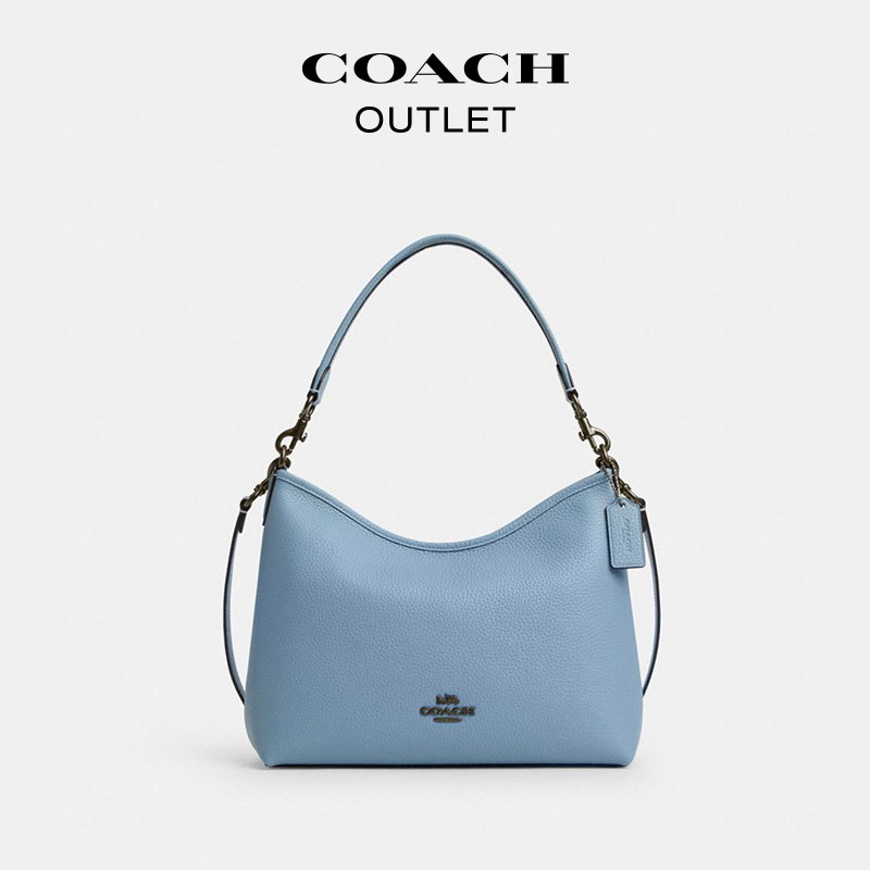 【新品】COACH/蔻驰奥莱女士LAUREL流浪包单肩腋下包斜挎包真皮 - 图2