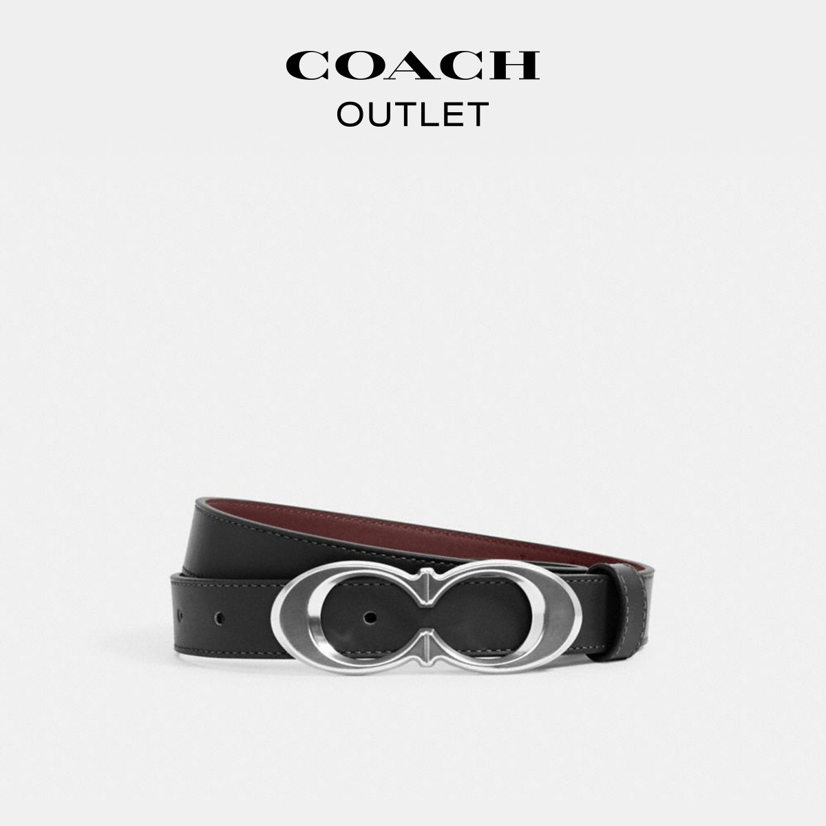 coach /蔻驰奥莱女士经典标志腰带 COACHoutlet腰带/皮带/腰链