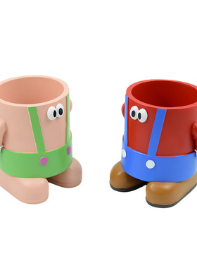 创意卡通笔筒收纳桌面摆件 置物玄关客厅家居装饰品厂家批发