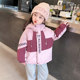 Girls' three-in-one detachable down jacket trendy