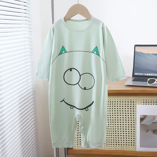 Детский летний тонкий комбинезон, пижама подходит для мужчин и женщин для девочек