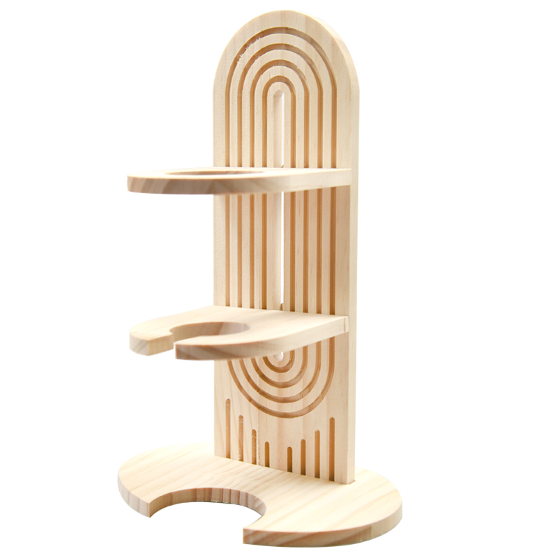 仓鼠立式饮水器实木水壶支架滚珠防漏水樽金丝熊喂水器架子可调节 - 图3