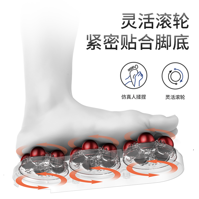 奥克斯柏桔专卖店奥克斯足浴盆全自动按摩洗脚盆电动恒温加热沐足泡脚桶家用过小腿3