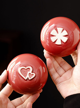 金龙堂创意山竹茶叶罐装饰摆件