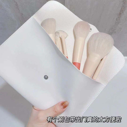 国货之光化妆刷套装眼影散粉眉刷粉底腮红高光遮瑕套刷子超柔 - 图2