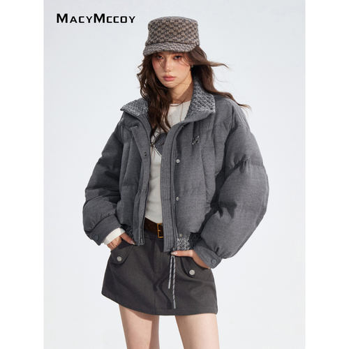 【折】MacyMccoy 官方授权 25AW 假两件拼接羽绒服 - 图2