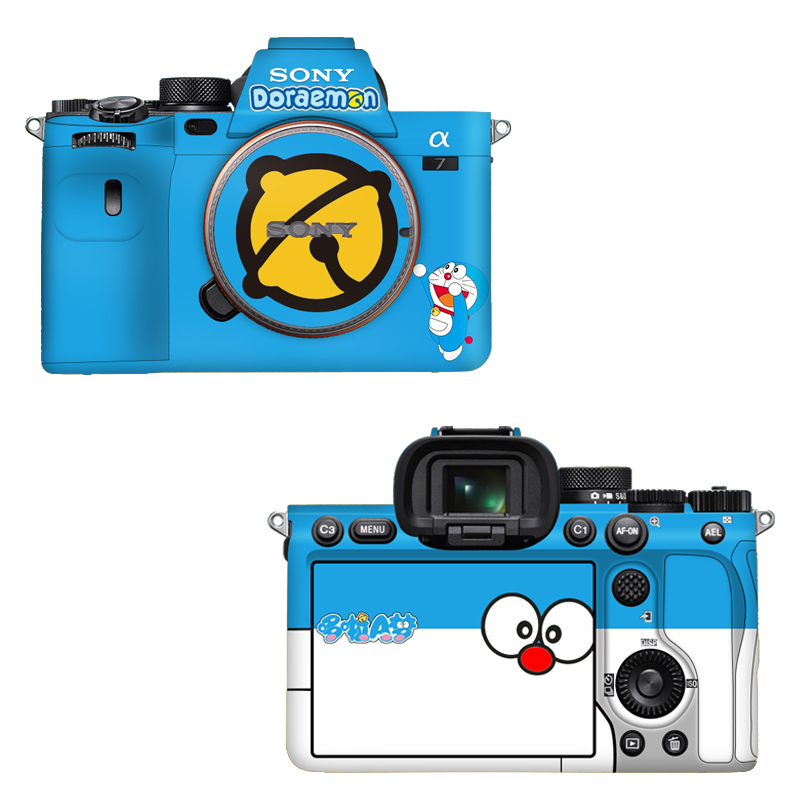 卡通全包适用索尼相机A7M4/M3/M2 A7R2/A7S2/A92/A1贴纸保护贴膜 - 图1
