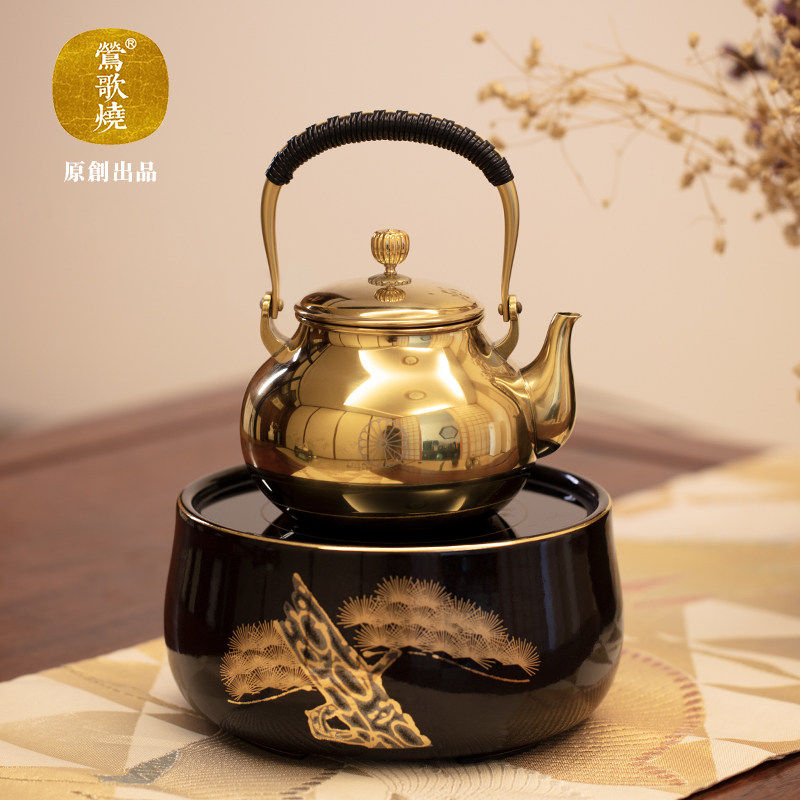 【莺歌烧旗舰店】电陶炉静音家用兰花 莺歌烧电器电磁炉/陶炉