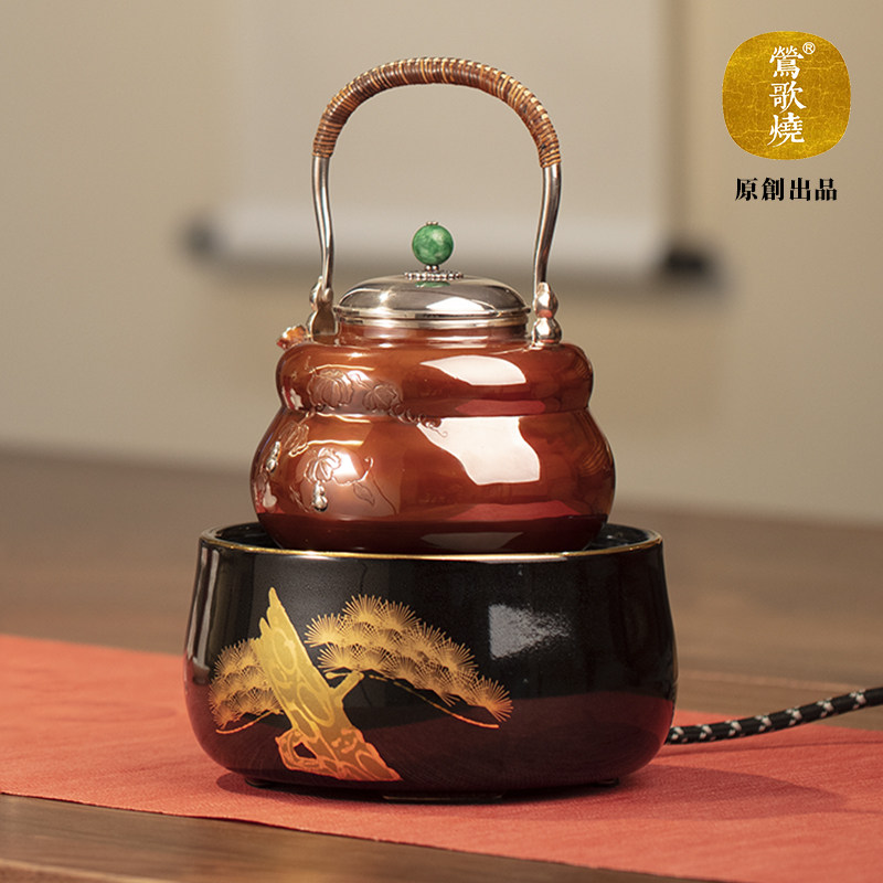 【莺歌烧旗舰店】电陶炉静音家用兰花 莺歌烧电器电磁炉/陶炉