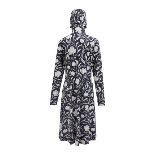 【本期上新】LC谧蓝花叙小渔夫防晒开衫连衣裙UPF50+，黑白 - 图0