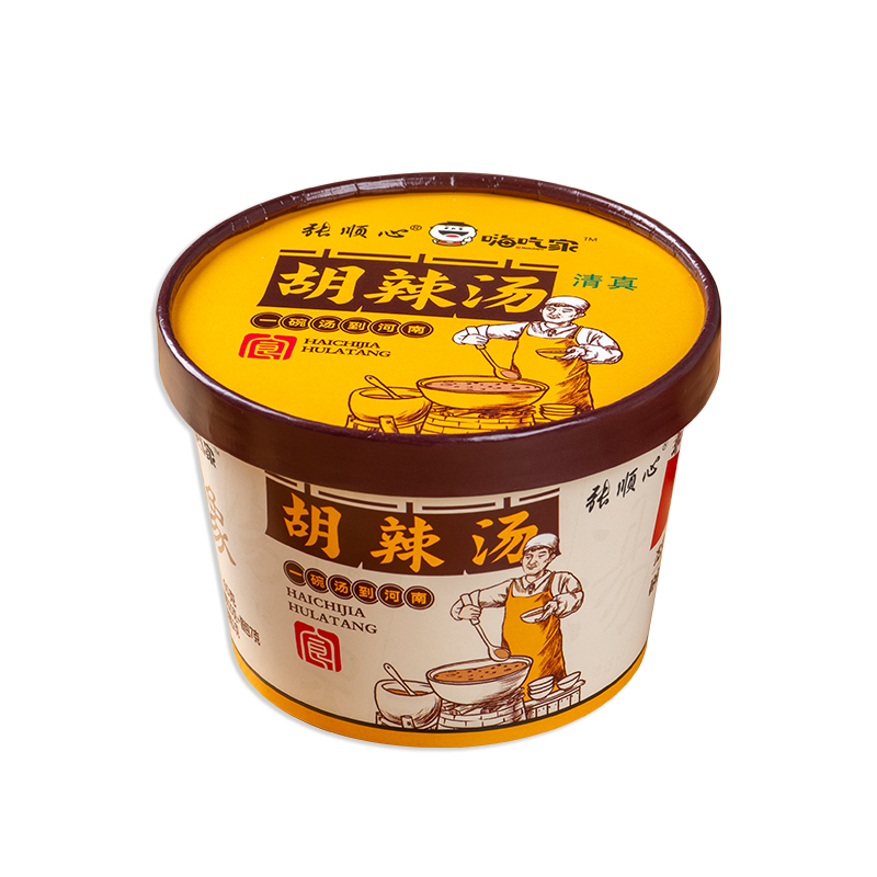 嗨吃家胡辣汤整箱桶装上班族方便速食汤冲泡小吃夜宵充饥解馋清真