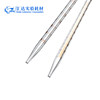 Glass graduated dropper with rubber tip dropper red rubber cap