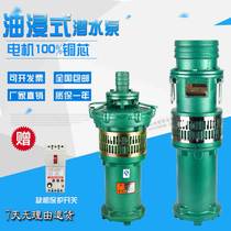 Q1Y0-110 4-7 5KW2 inch 380V High pressure mine mineral Yangcheng multistage oil immersed submersible pump