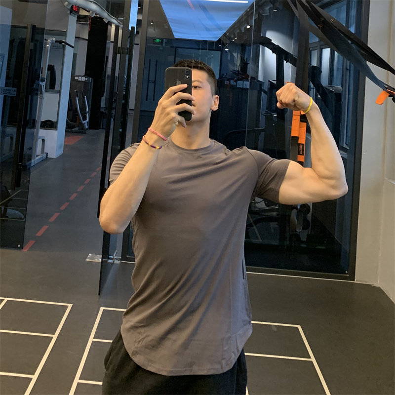 irontrap紧袖口圆弧短袖t恤紧身跑步运动训练速干健身衣服男夏季,淘宝优惠券,粉丝福利购,淘宝优惠卷