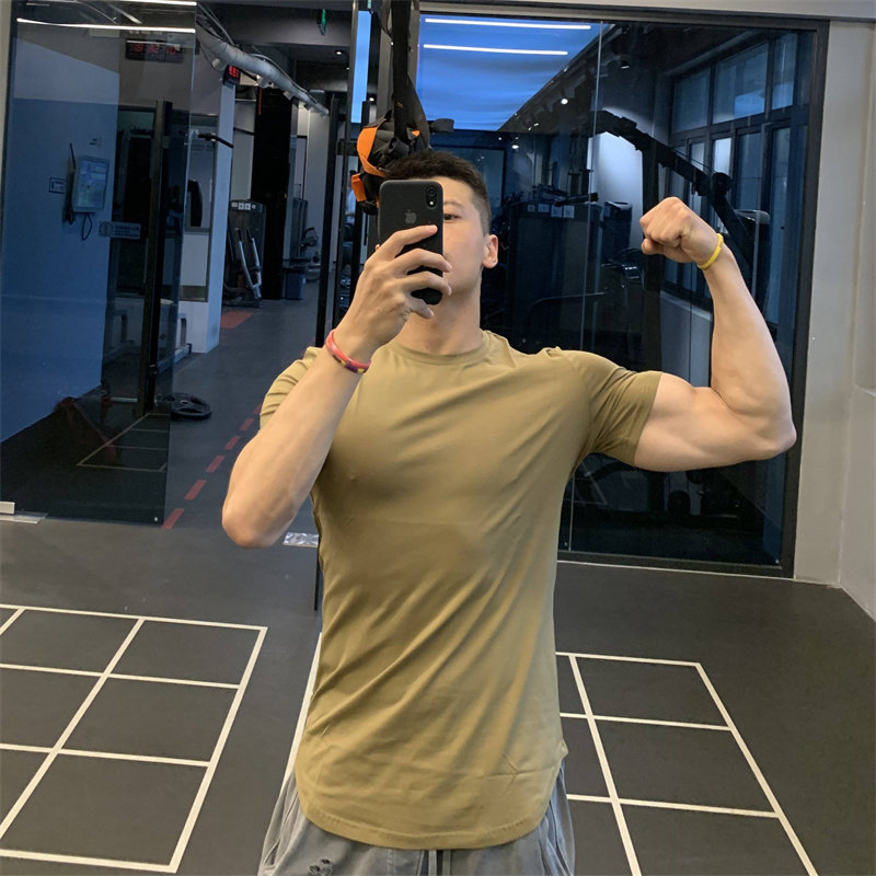 irontrap紧袖口圆弧短袖t恤紧身跑步运动训练速干健身衣服男夏季,淘宝优惠券,粉丝福利购,淘宝优惠卷