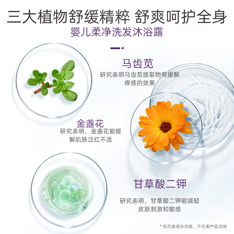 咿儿润小天使婴儿春夏沐浴露洗发沐浴二合一新生儿宝宝可用280ml