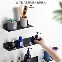 Free-to-punch toilet washroom Wash Bench Mirror Front Shelve Shelve Shower Shelf Kitchen dishwashing basin Multi-functional shelve