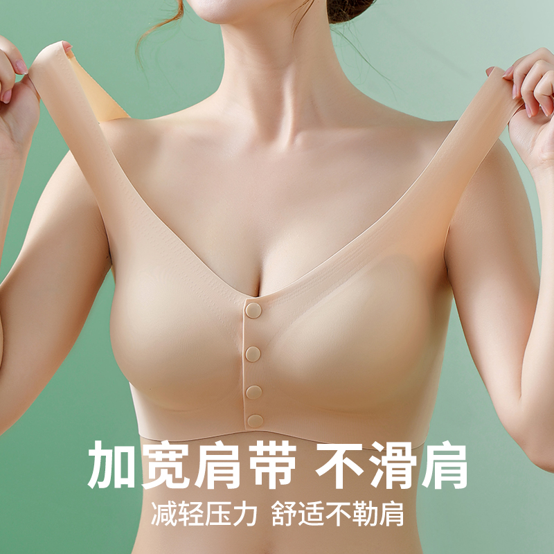 孕妇内衣哺乳文胸夏季薄款怀孕期母乳防下垂聚拢产后喂奶孕期专用-图1