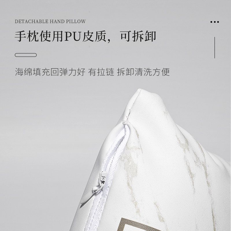 日式美甲手枕手垫套装轻奢网红新款大理石纹皮质垫子桌布台面工具,淘宝优惠券,粉丝福利购,淘宝优惠卷