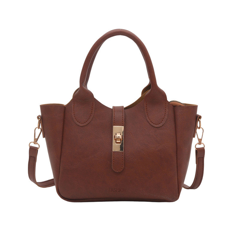 2025秋冬季新款时尚黑色单肩水桶包女大容量百搭手提斜挎包通勤包,淘宝优惠券,粉丝福利购,淘宝优惠卷