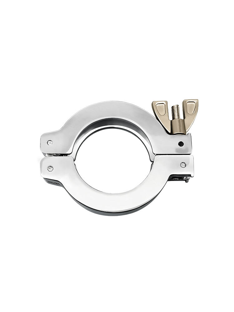 KF真空铝合金卡箍快装16管箍25接头管件40弯头50三通63盲板80卡盘 - 图3