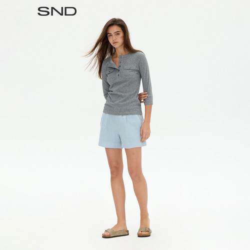 【FaxCopyExpress 设计师品牌】SND SS26 Soft Light清透短裤 - 图1