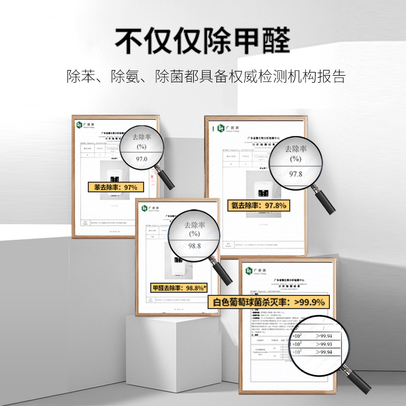 创绿家智能除醛仪家用新房室内甲醛清除剂甲醛分解臭氧空气净化机-图3