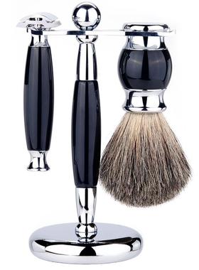 陈列衣帽间摆件套装手动样板房剃须刀卫生间刮胡刀道具装饰品男士