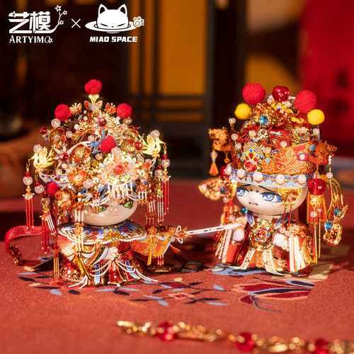 艺模喵之城星宝月霞立体拼图金属拼装模型手工摆件送女友结婚礼物 - 图0