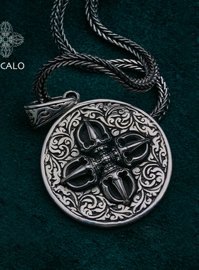 ZOCALO东方龙系列龙神圆牌吊坠