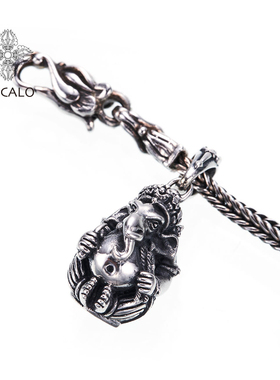 ZOCALO象头神系列甘尼什吊坠银饰