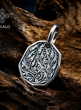 ZOCALO常青藤四项杵吊坠925银