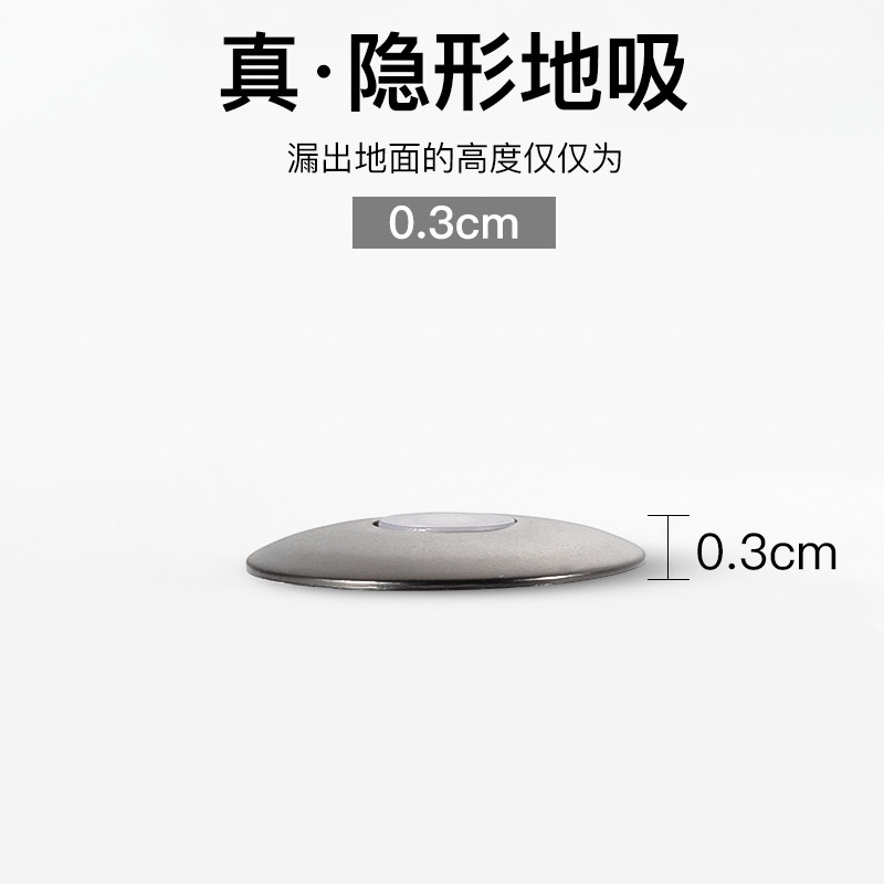 隐藏式门吸强磁力暗藏门碰隐形地吸静音防撞门顶门阻土拨鼠门挡器 - 图1