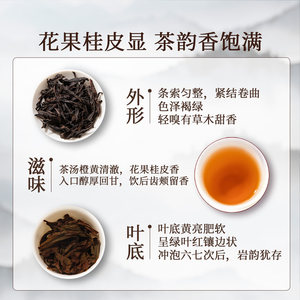 正山堂岩语觅香肉桂茶叶特级乌龙茶正宗武夷山岩茶盒装口粮茶48g