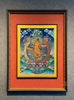 八大守护生肖唐卡diy线稿画布