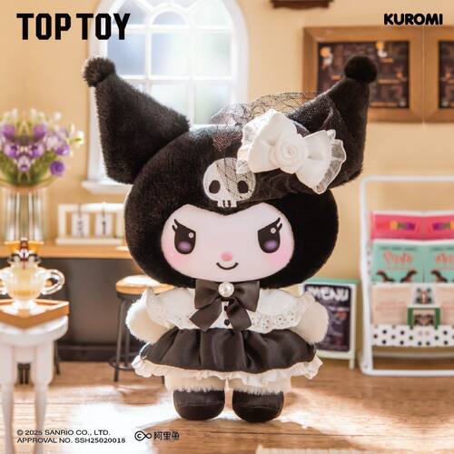 正版TOPTOY库洛米姐妹穿搭系列搪胶毛绒盲盒潮玩周边挂件节日礼物 - 图0