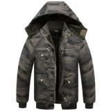 Зимняя утепленная куртка для работы, короткий пуховик, в американском стиле, для среднего возраста