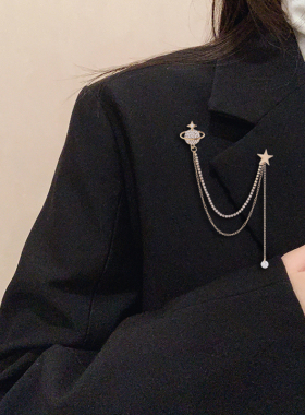 米蓝 日韩星球胸针女ins潮男个性别针装饰胸花百搭衣服配饰品礼物