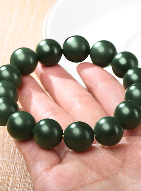 佳媛玉业塔青细料和田玉手链