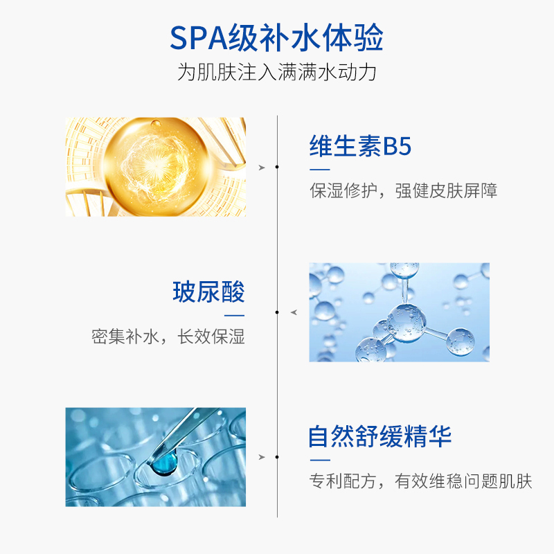 5盒装爱和纯AHC面膜三代小安瓶臻致B5玻尿酸补水保湿官方旗舰店女 - 图1