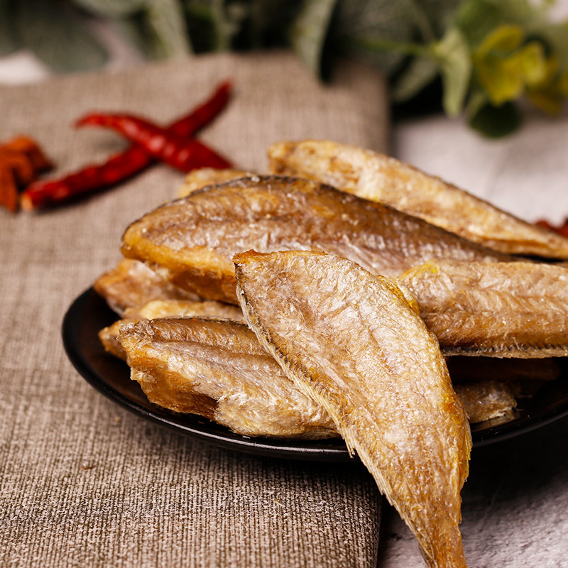 琪琪的美食铺香酥黄鱼炭烤黄鱼酥酥脆零食即食小鱼仔干炸小黄花鱼海鲜小吃鱼干2