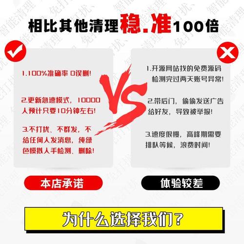 好友清理删除拉黑清理检测被删好友测单删清理查单删查屏蔽免打扰