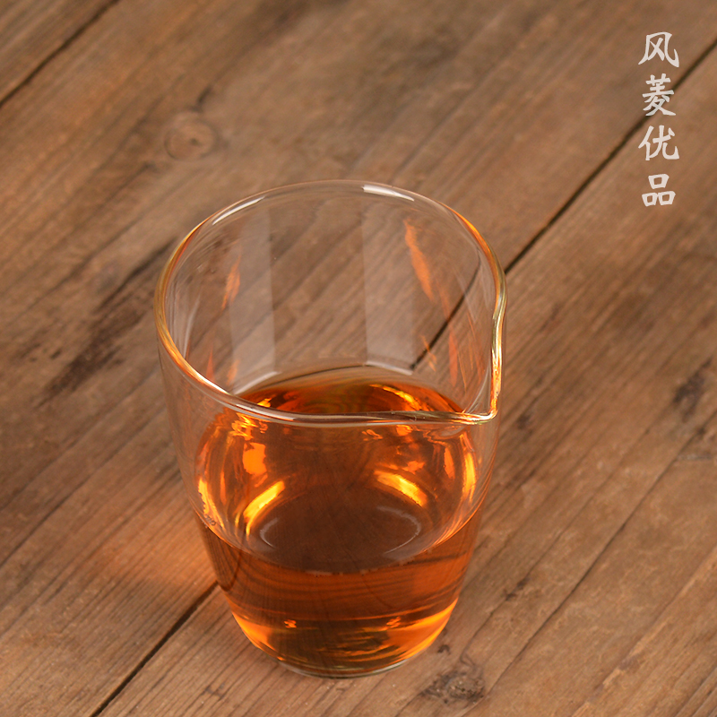 风菱优品 个性日式公道杯茶海 功夫茶具配件耐热玻璃分茶器公杯