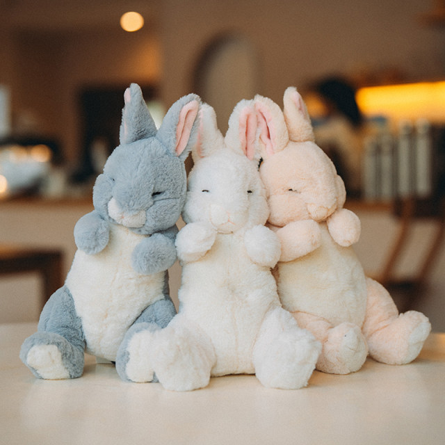 Japanese sunlemon sleepy rabbit plush doll