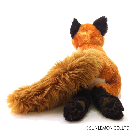 Импортная реалистичная плюшевая успокаивающая игрушка, большая кукла, лиса, енот