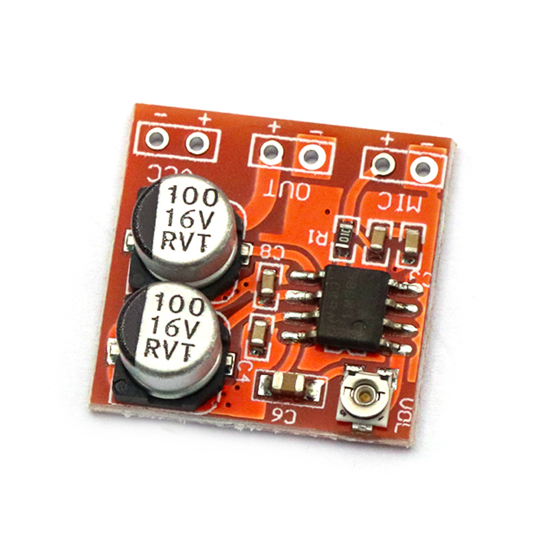 LM386驻极体咪头放大板 麦克风放大 放大模块 - 图0