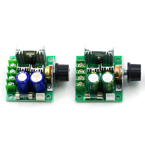 直流电机调速器 PWM调速开关马达风扇控制器12V-40V10A无级变速 - 图0