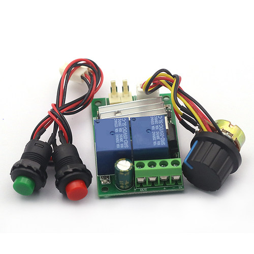 PWM直流电机调速器 电动推杆电机控制器模块6V12V24V正反转开关 - 图0